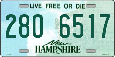 NH license plate 2806517