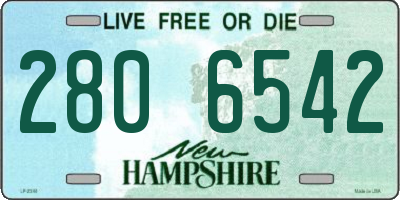 NH license plate 2806542
