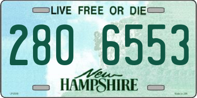 NH license plate 2806553
