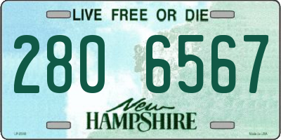 NH license plate 2806567