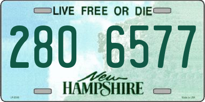 NH license plate 2806577