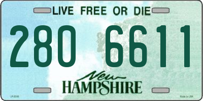 NH license plate 2806611