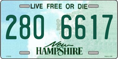 NH license plate 2806617