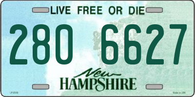 NH license plate 2806627