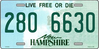 NH license plate 2806630