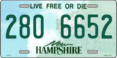 NH license plate 2806652