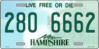 NH license plate 2806662