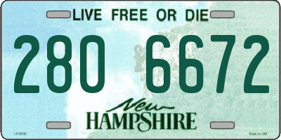 NH license plate 2806672
