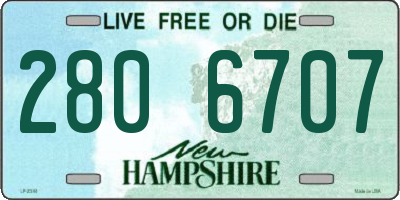 NH license plate 2806707