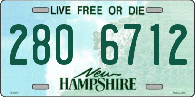 NH license plate 2806712