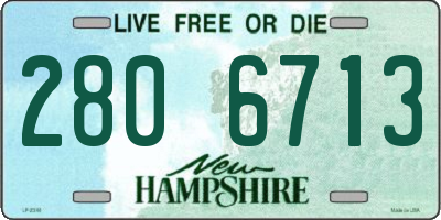 NH license plate 2806713