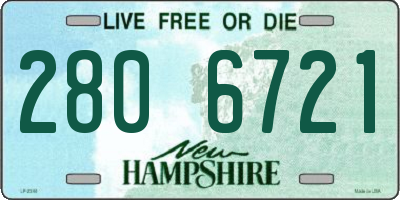 NH license plate 2806721