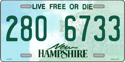 NH license plate 2806733