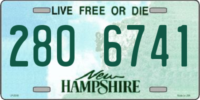 NH license plate 2806741