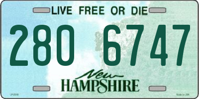 NH license plate 2806747