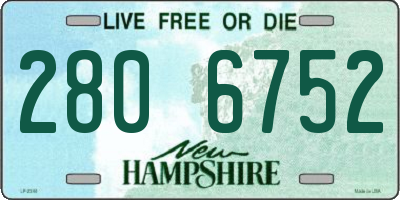 NH license plate 2806752