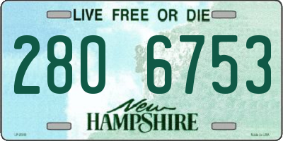 NH license plate 2806753