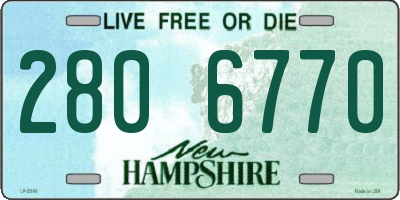 NH license plate 2806770