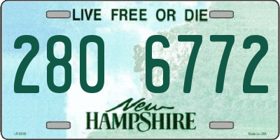 NH license plate 2806772