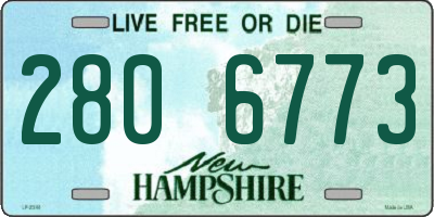 NH license plate 2806773