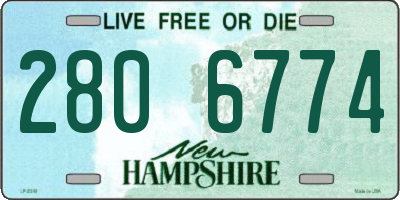 NH license plate 2806774