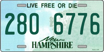 NH license plate 2806776