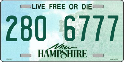 NH license plate 2806777