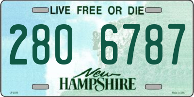 NH license plate 2806787