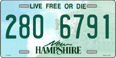 NH license plate 2806791