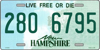 NH license plate 2806795