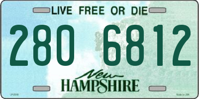 NH license plate 2806812