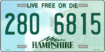 NH license plate 2806815