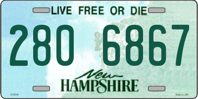 NH license plate 2806867