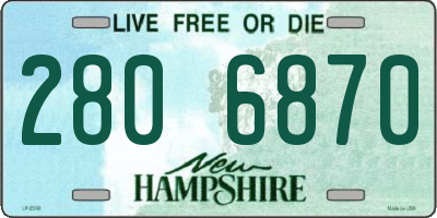 NH license plate 2806870