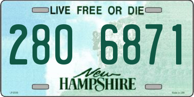 NH license plate 2806871