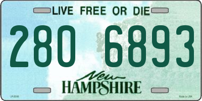 NH license plate 2806893