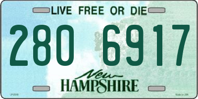 NH license plate 2806917