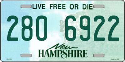 NH license plate 2806922