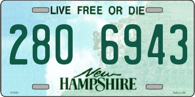 NH license plate 2806943