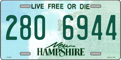 NH license plate 2806944
