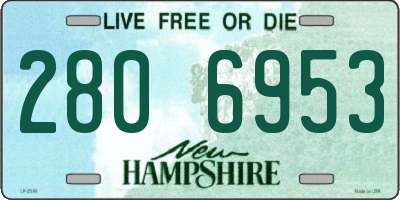 NH license plate 2806953