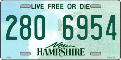 NH license plate 2806954