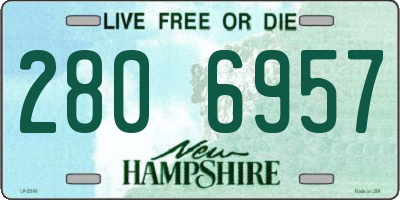 NH license plate 2806957