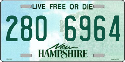 NH license plate 2806964