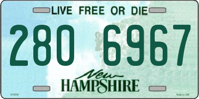 NH license plate 2806967