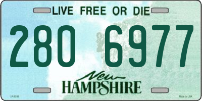 NH license plate 2806977