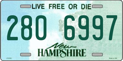 NH license plate 2806997