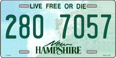 NH license plate 2807057