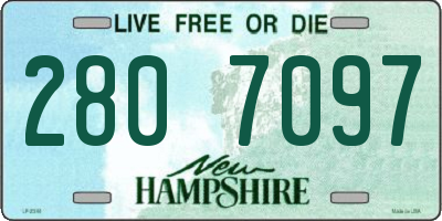 NH license plate 2807097