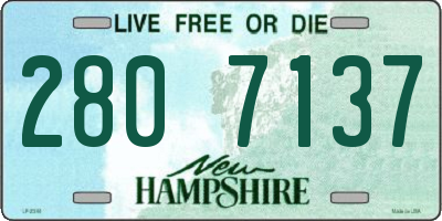 NH license plate 2807137